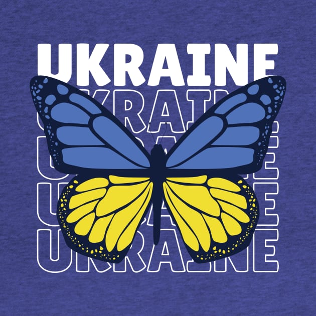 I Love Ukraine // Ukraine Flag // Ukrainian Pride by SLAG_Creative